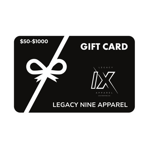 Legacy Nine Apparel Gift Card