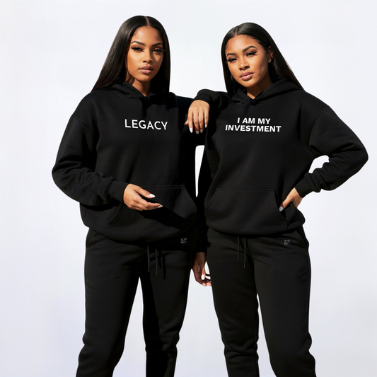 Legacy Black/White Hoodie