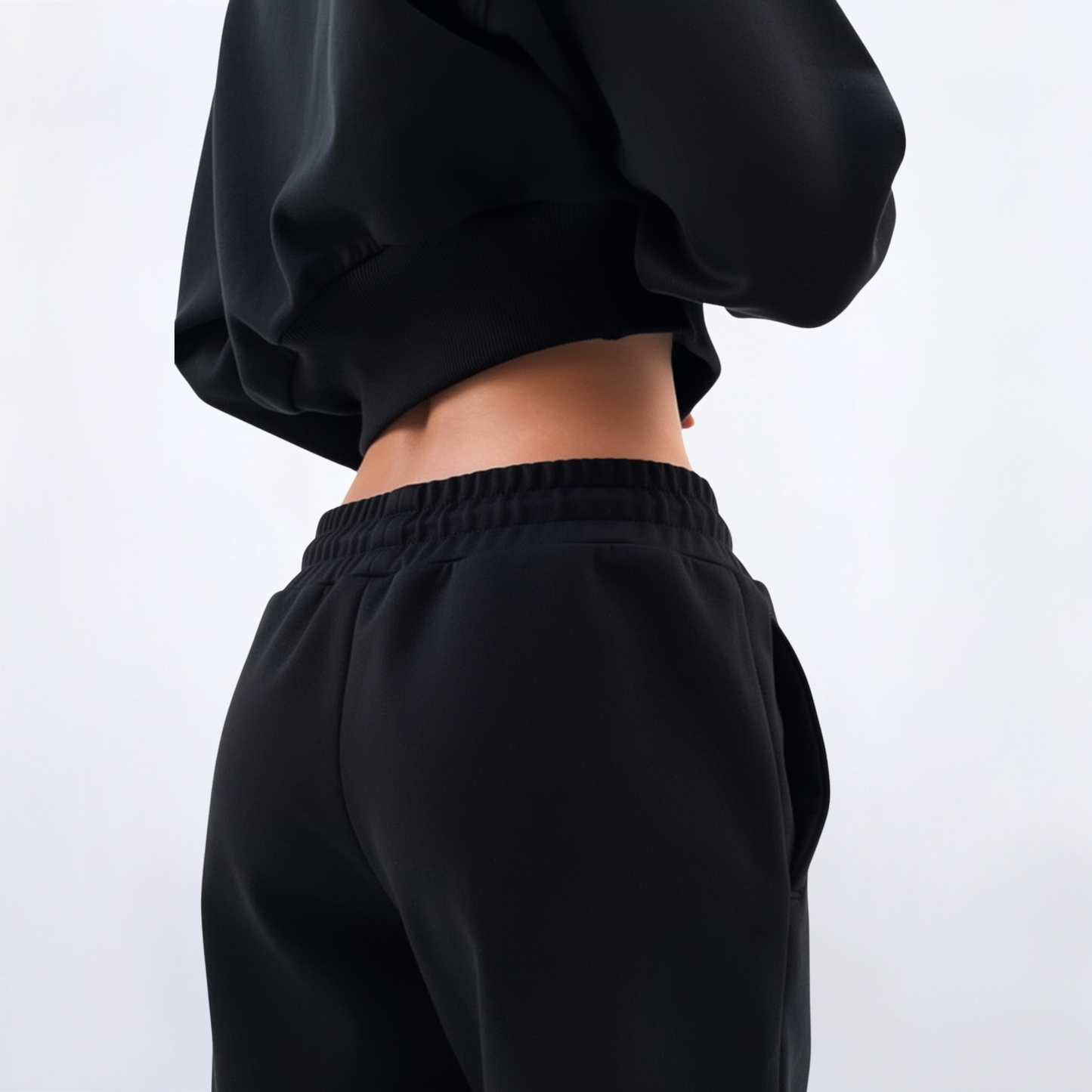 Legacy Nine Apparel Cropped Logo Hoodie