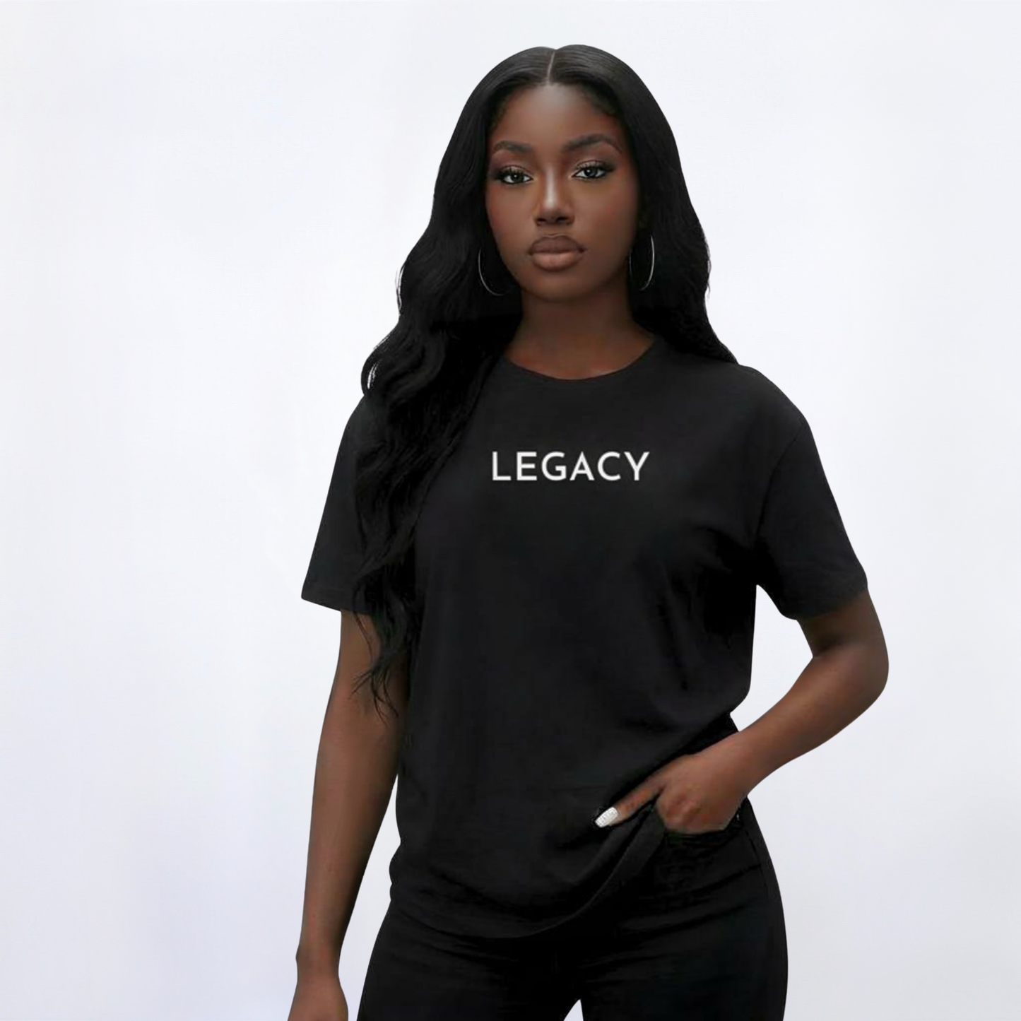 Legacy Black/White Tee