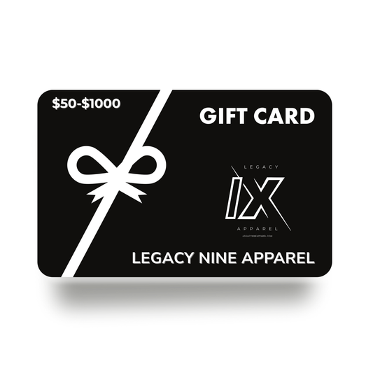 Legacy Nine Apparel Gift Card