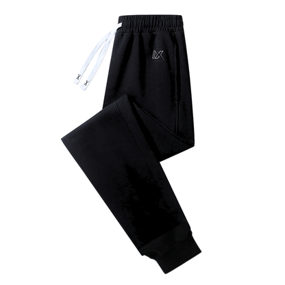 Legacy Nine Apparel White Tie Logo Sweatpants
