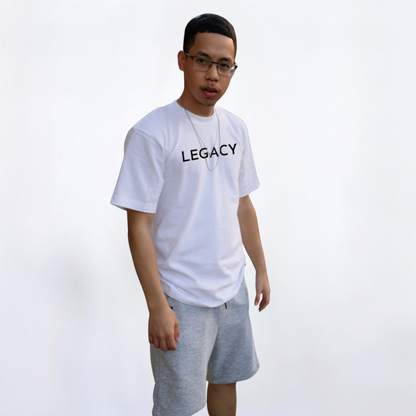 Legacy White/Black Tee