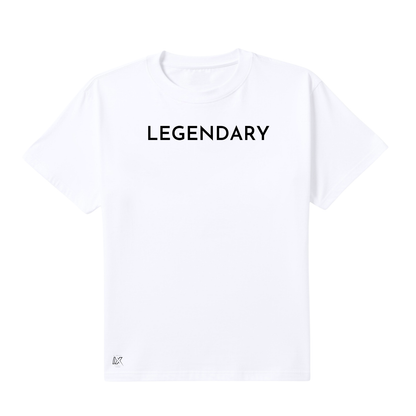 Legendary White/Black Tee