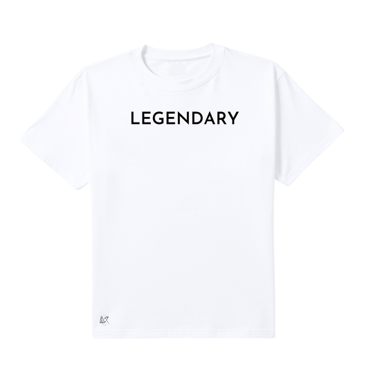 Legendary White/Black Tee