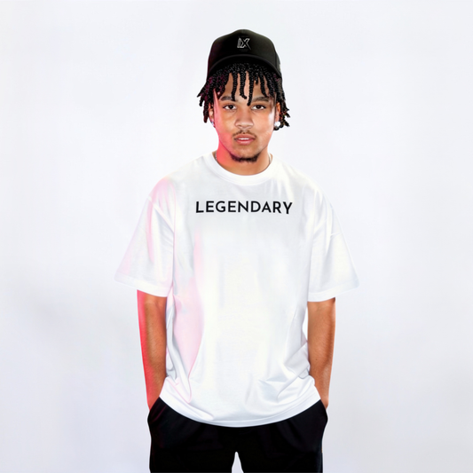 Legendary White/Black Tee